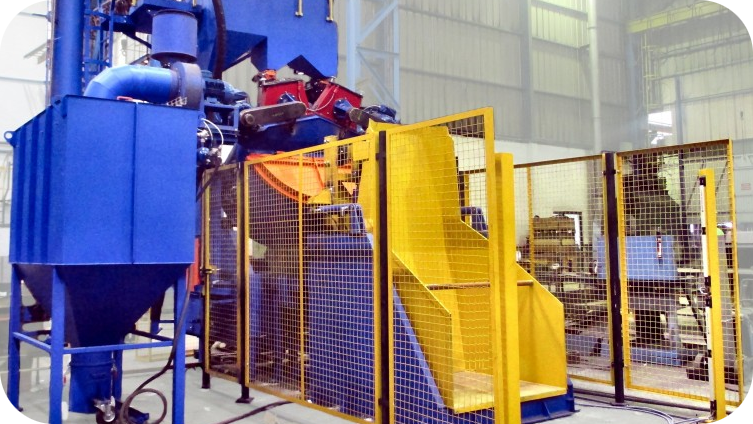 Granigliatrice a tappeto